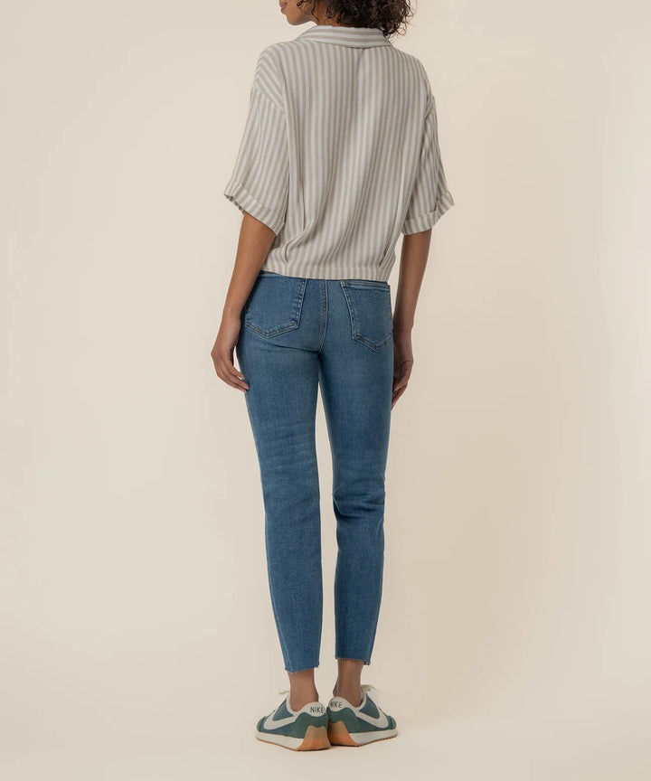 Donna Stripe Top - Hello Beautiful Boutique