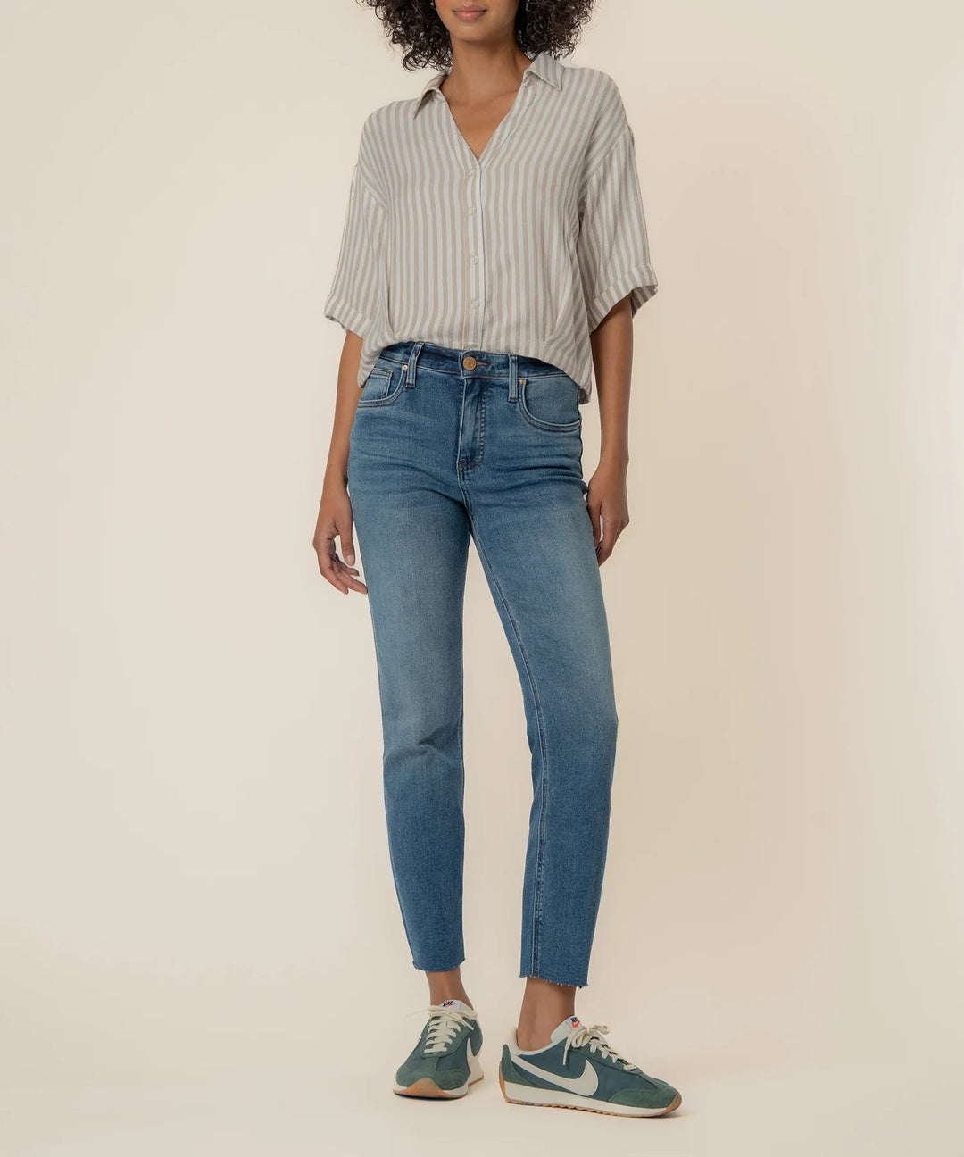 Donna Stripe Top - Hello Beautiful Boutique