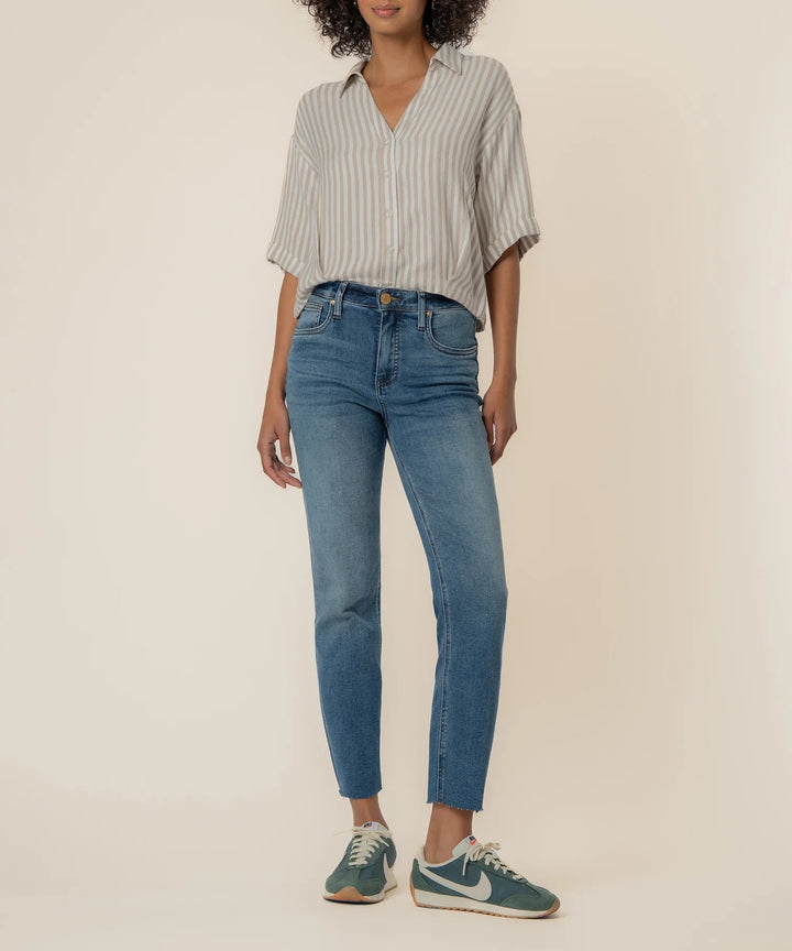 Donna Stripe Top - Hello Beautiful Boutique