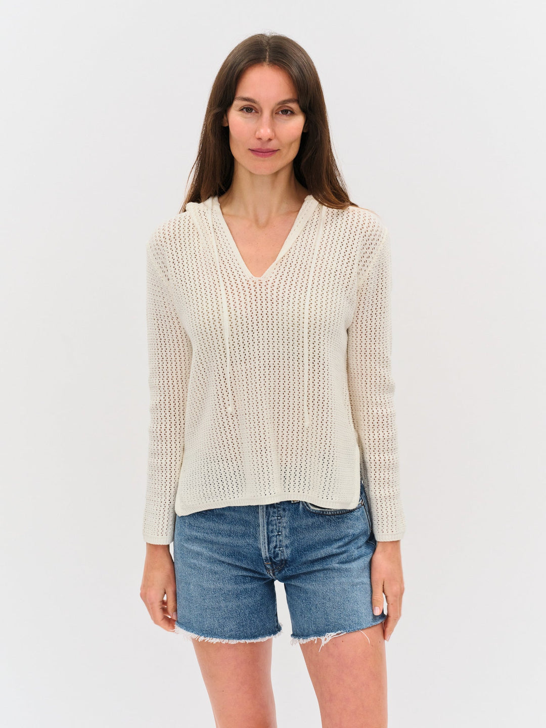 Drift Crochet Knit Hoodie - Hello Beautiful Boutique