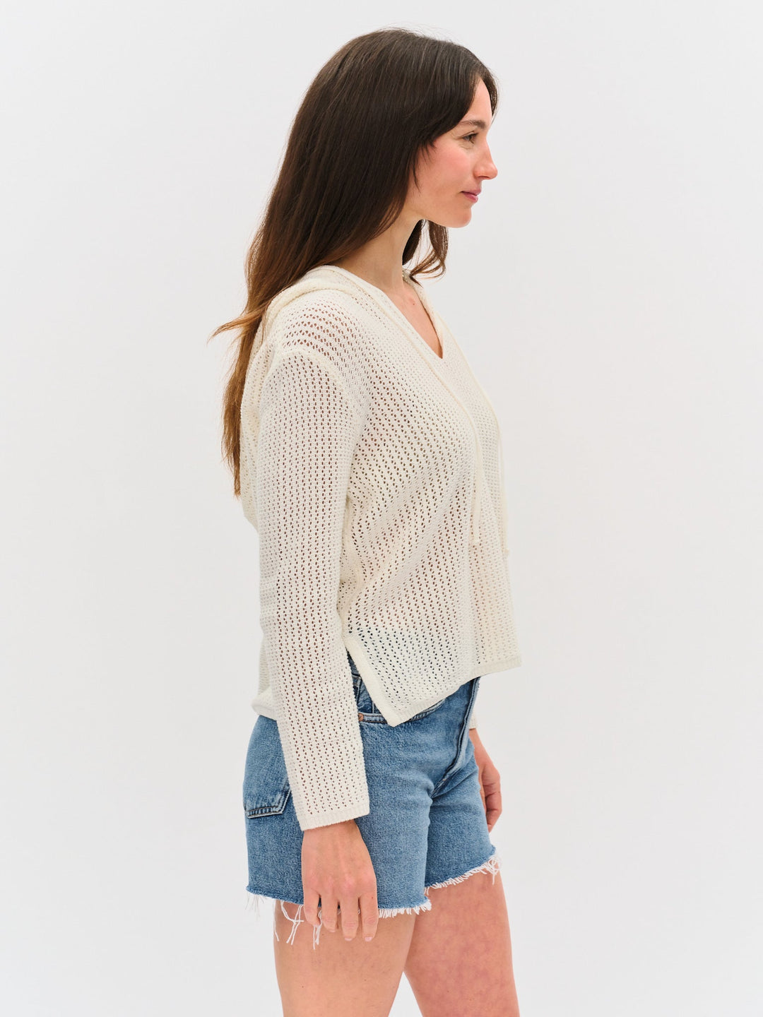 Drift Crochet Knit Hoodie - Hello Beautiful Boutique