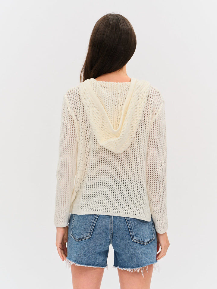 Drift Crochet Knit Hoodie - Hello Beautiful Boutique