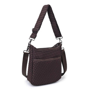Sol and Selene - Kismet - Woven Neoprene Crossbody: Nude