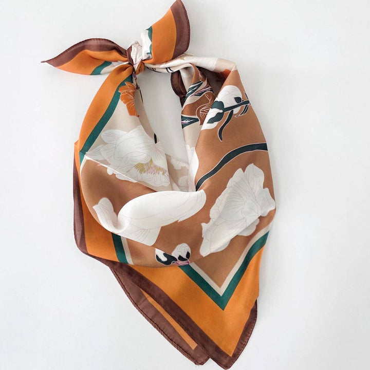 Fiona Floral Square Scarf