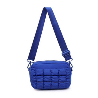 Sol and Selene - Inspiration - Quilted Puffer Nylon Crossbody: Black