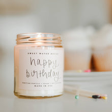 Load image into Gallery viewer, Happy Birthday 9 oz Soy Candle - Home Decor &amp; Gifts

