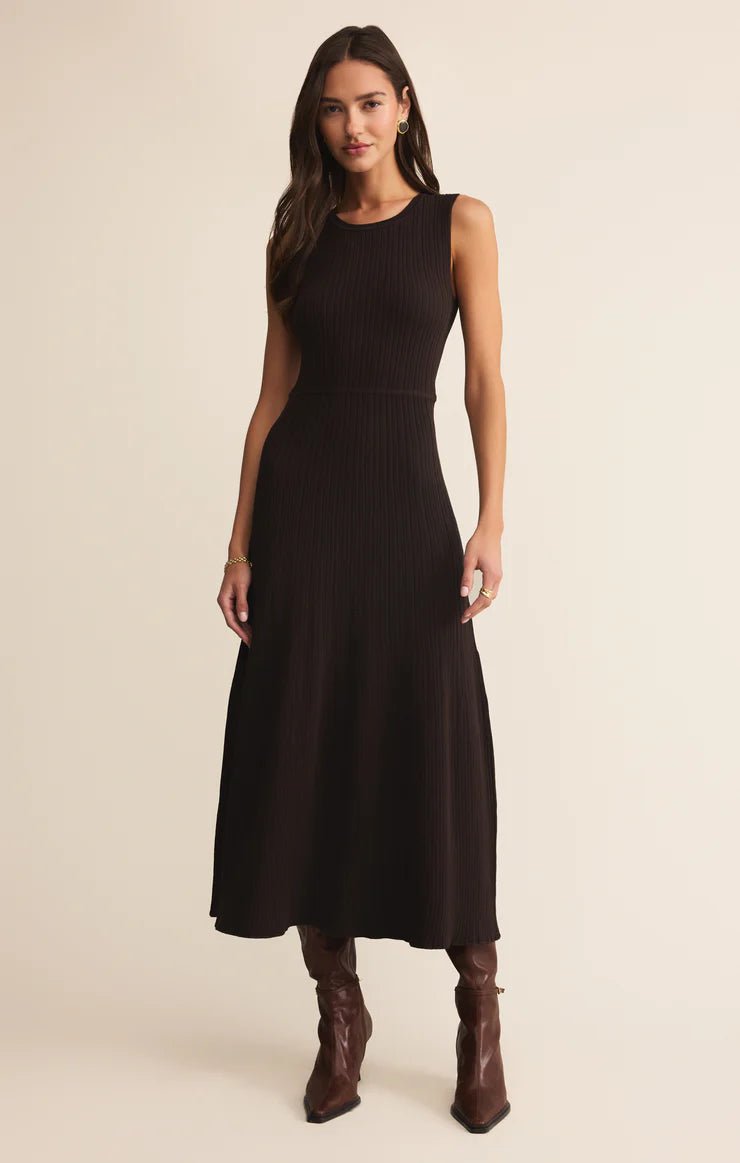 Elba Midi Ribbed Sweater Dress - Hello Beautiful Boutique