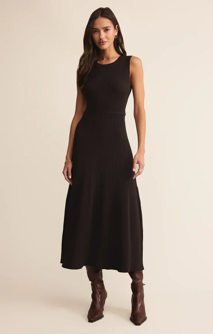 Elba Midi Ribbed Sweater Dress - Hello Beautiful Boutique