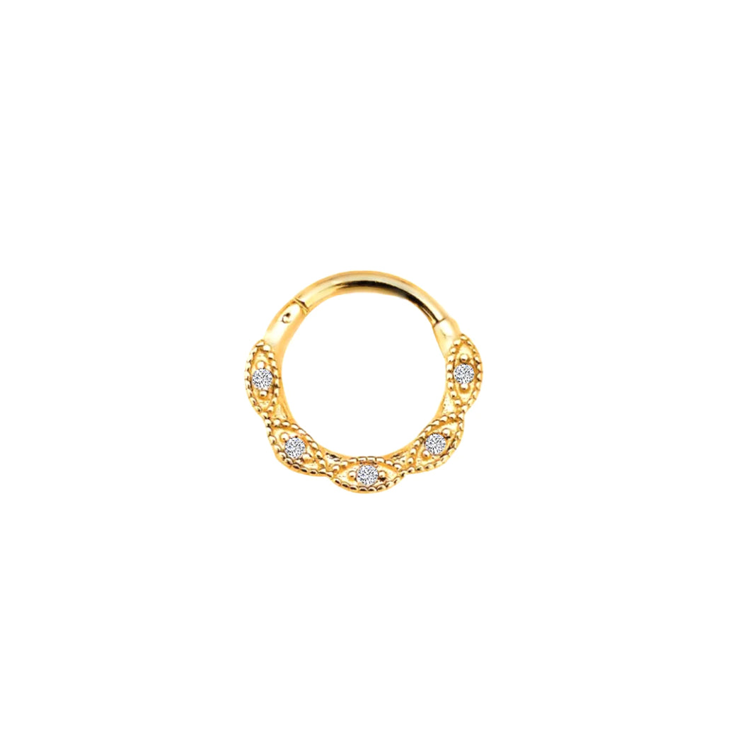 Faye Huggie Hoop Cartilage Earring