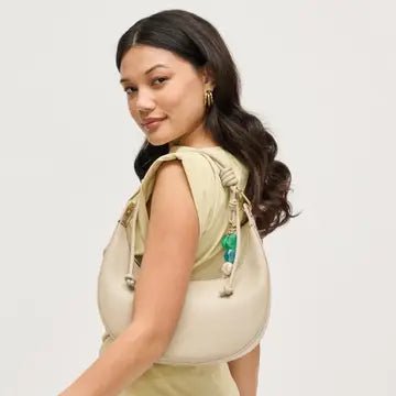 Emilia Knotted - Handle Crescent Hobo - Hello Beautiful Boutique