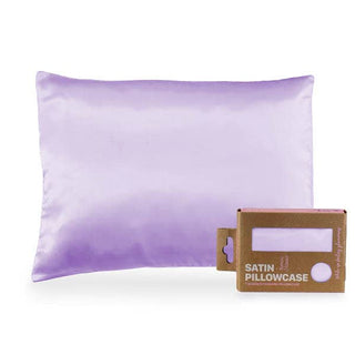 Morning Glamour - Single STD/Queen Satin Pillowcase - Eco-Friendly Pkg : TAUPE