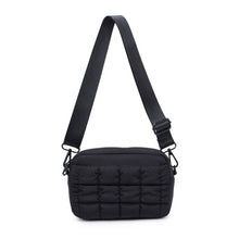 Load image into Gallery viewer, Sol and Selene - Inspiration - Quilted Puffer Nylon Crossbody: Black
