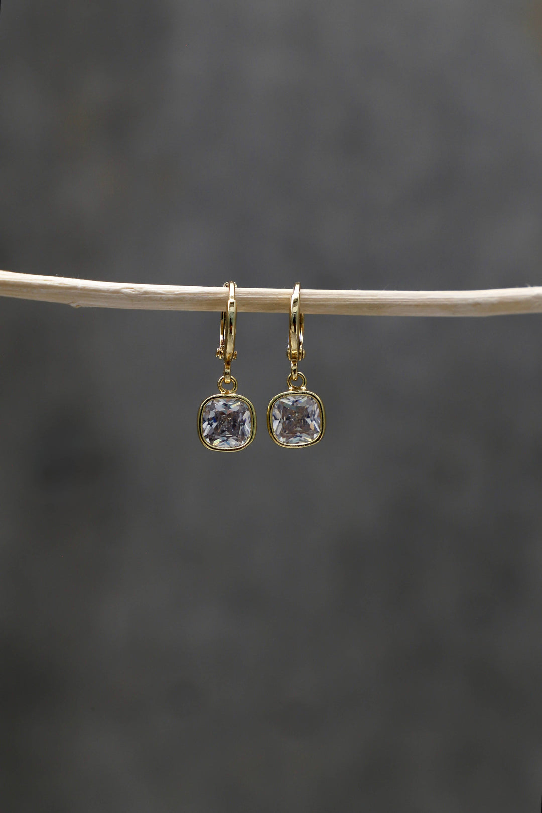 Isla Square Drop Earrings
