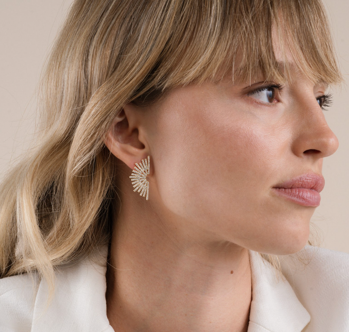 Celestial - Sunburst - Gold Earrings