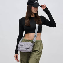 Load image into Gallery viewer, Sol and Selene - Inspiration - Quilted Puffer Nylon Crossbody: Black
