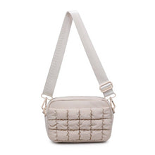 Load image into Gallery viewer, Sol and Selene - Inspiration - Quilted Puffer Nylon Crossbody: Black
