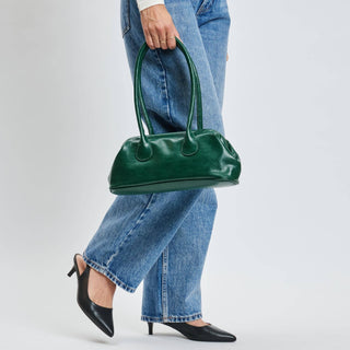 Nina Shoulder Bag: Emerald