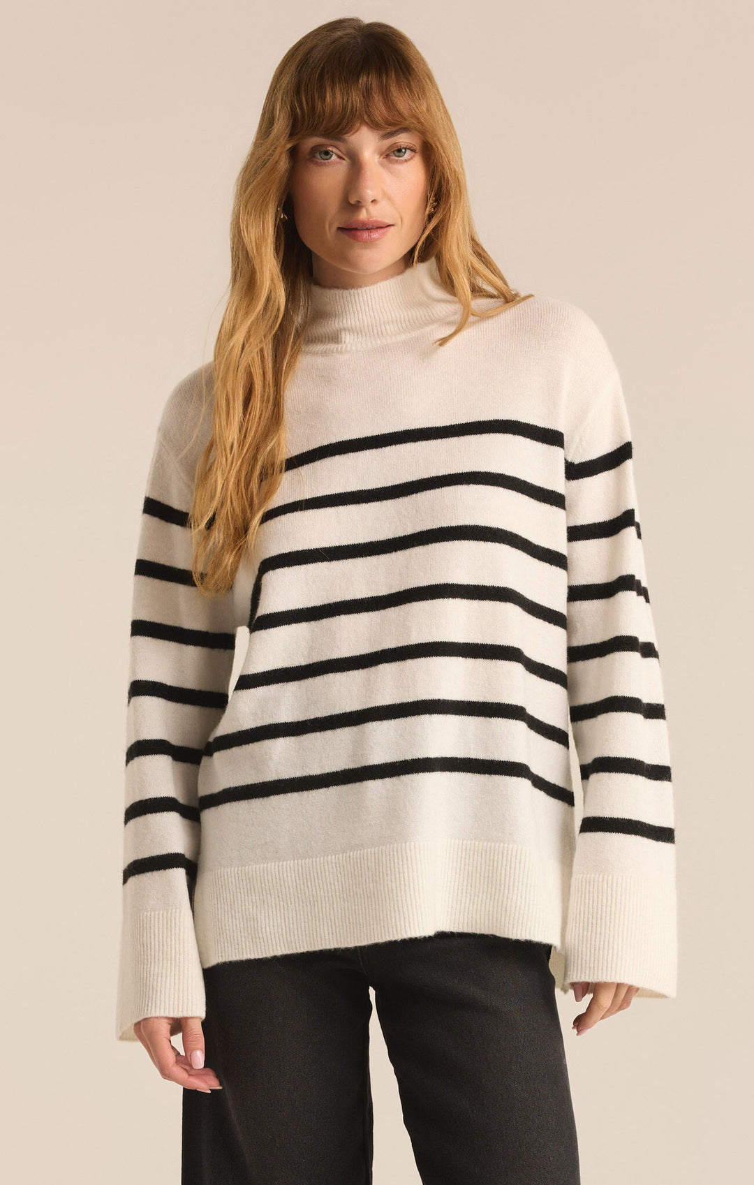 Fin Stripe Sweater - Hello Beautiful Boutique