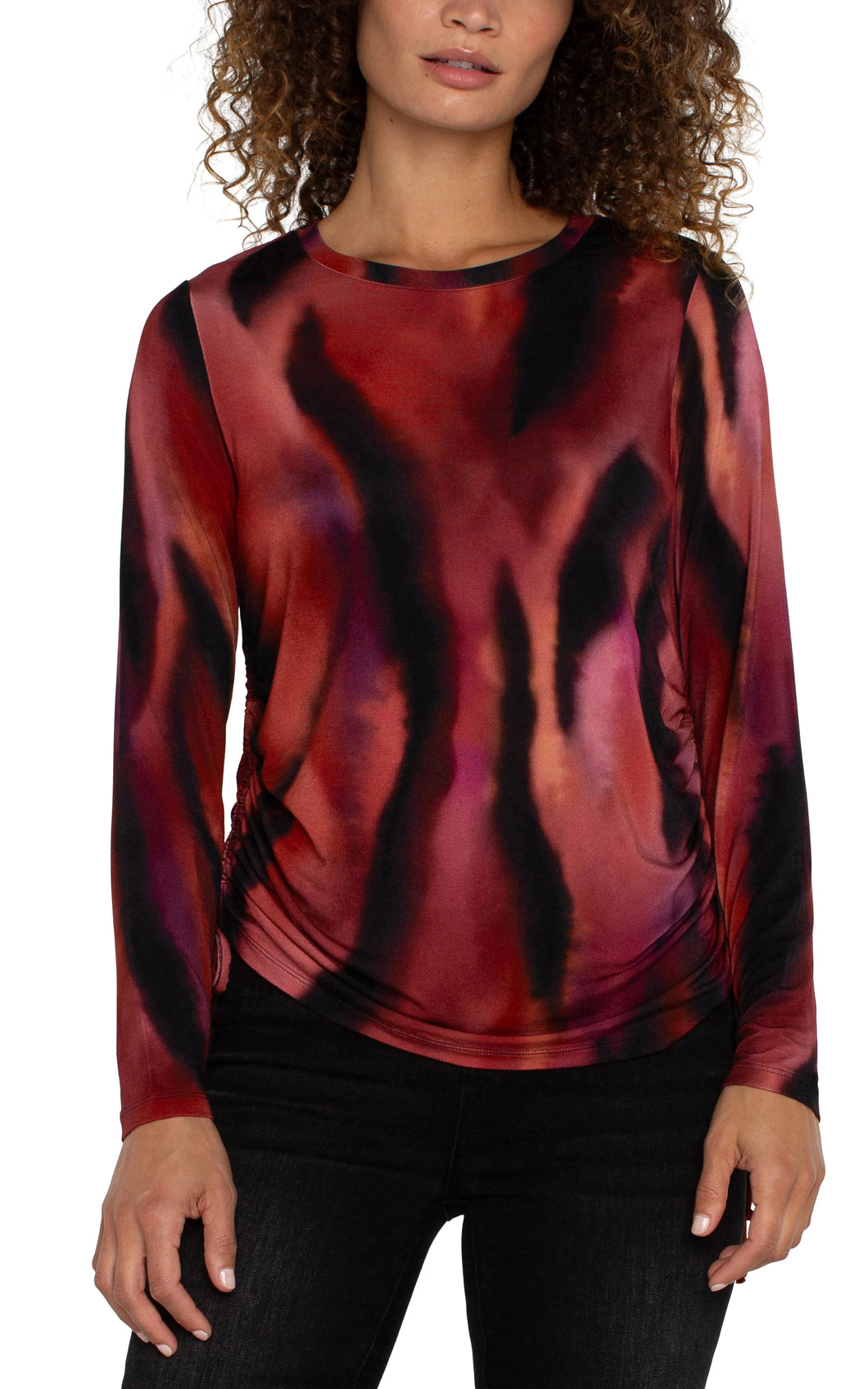 Fire Opal Long Sleeve Crew