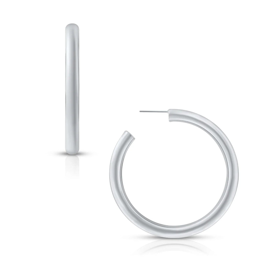 Flora Large Hoop Earring - Hello Beautiful Boutique