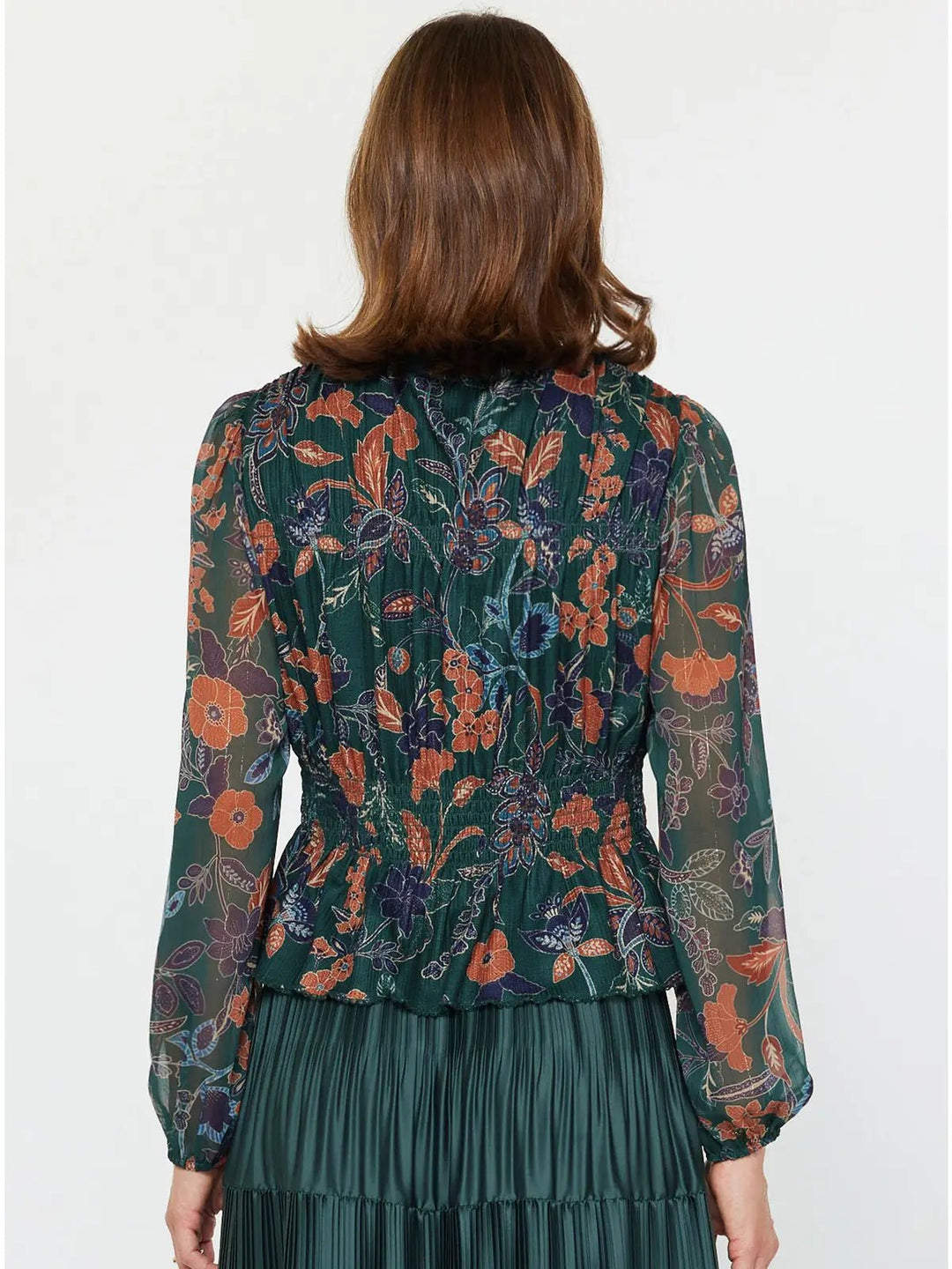 Floral Knit Peplum Top - Hello Beautiful Boutique