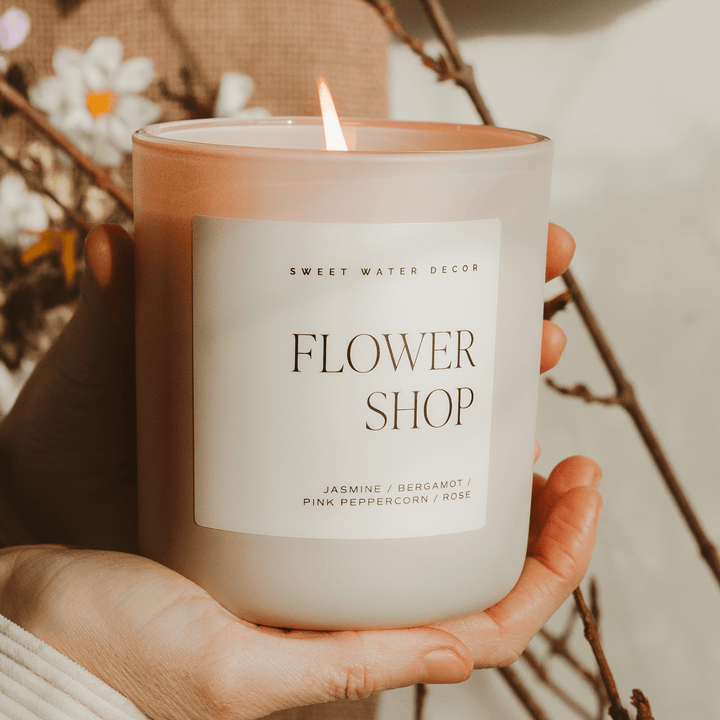 Flower Shop 15 oz Soy Candle - Hello Beautiful Boutique