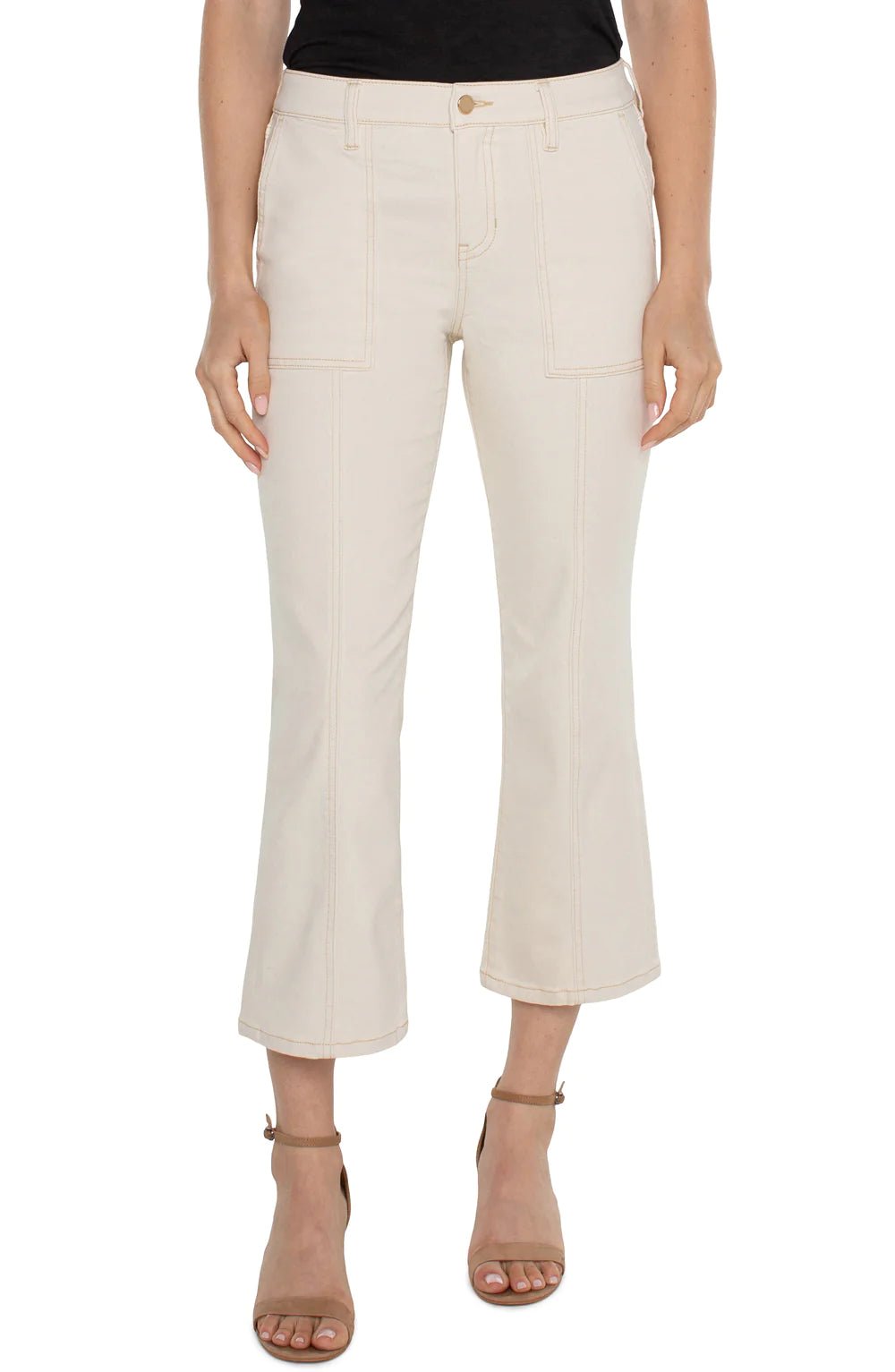 Hannah Utility Crop Flare - Hello Beautiful Boutique
