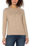 Harvest Khaki Melange Sweater - Hello Beautiful Boutique