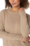 Harvest Khaki Melange Sweater - Hello Beautiful Boutique