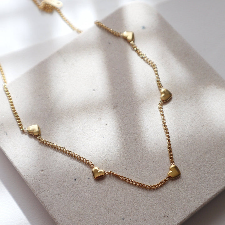 Heart Charm Necklace - Hello Beautiful Boutique