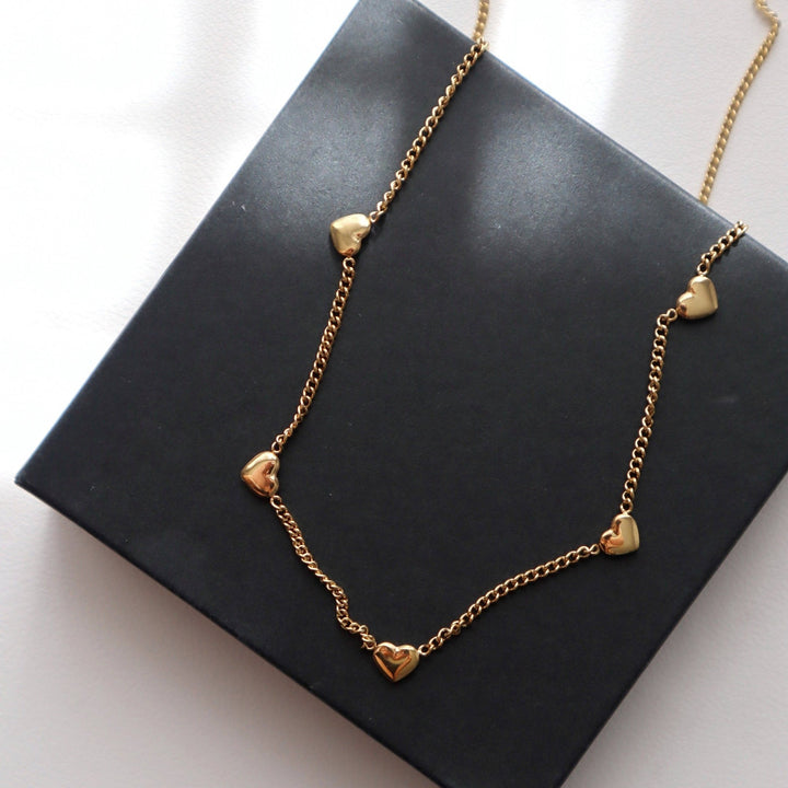 Heart Charm Necklace - Hello Beautiful Boutique