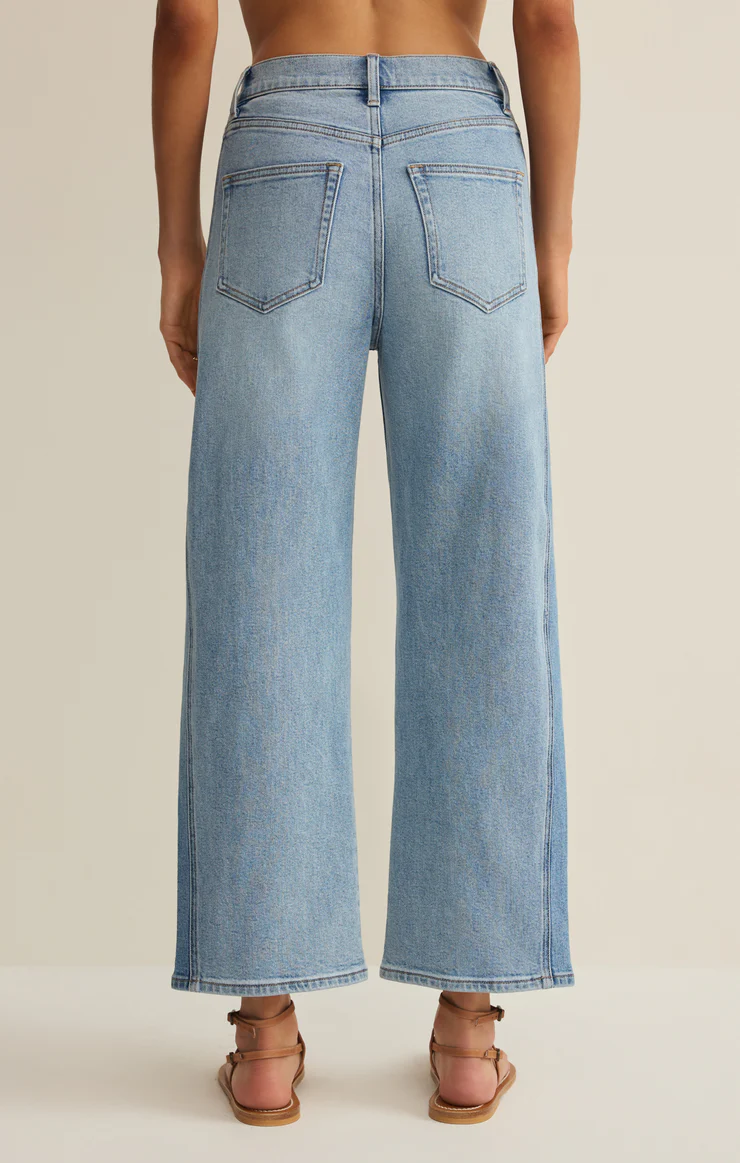 Luna High Rise Crop Bowed