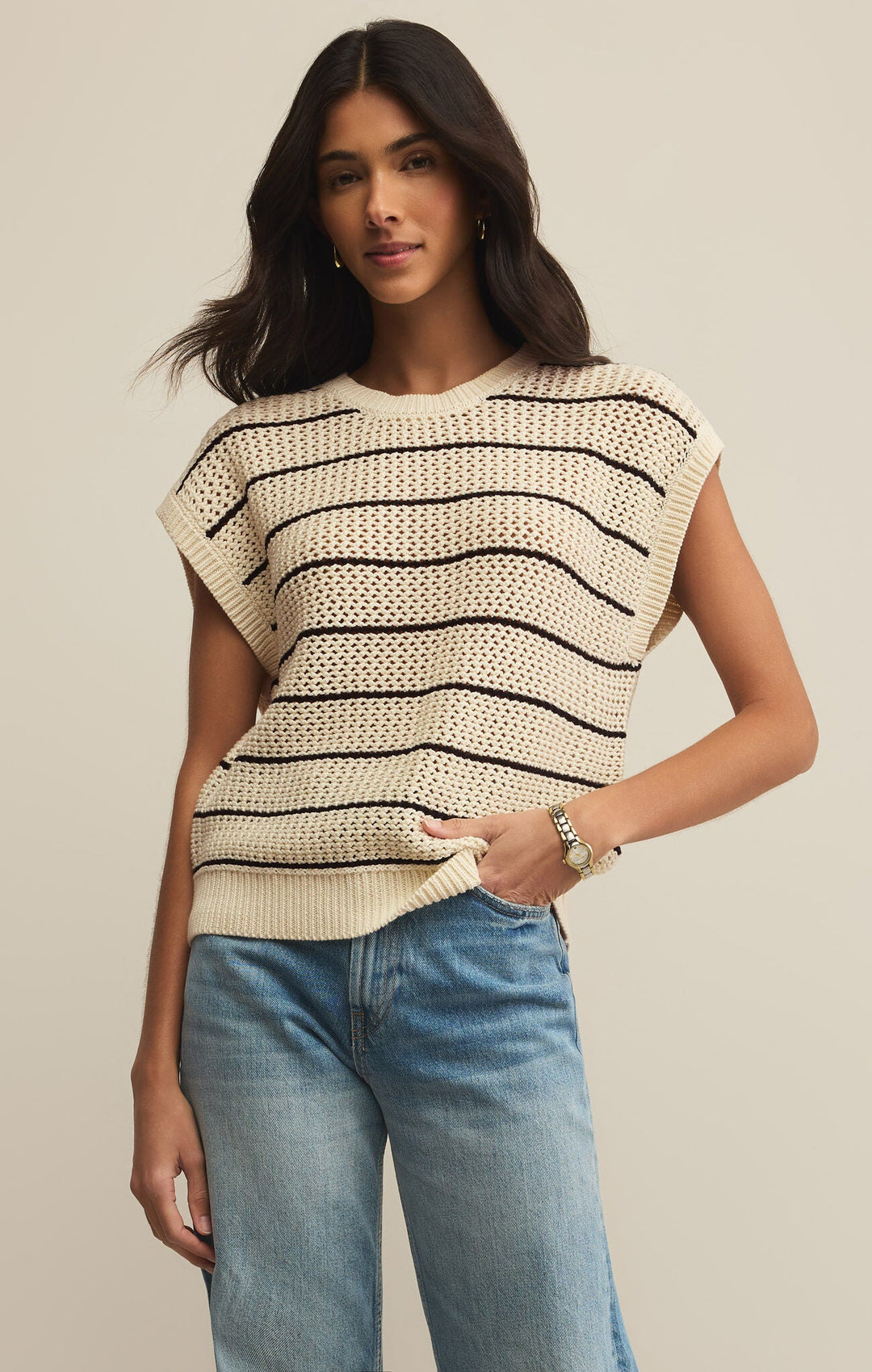 Ines Striped Sweater - Hello Beautiful Boutique