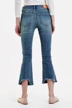 Load image into Gallery viewer, Jeanne Super High Rise Cropped Flare Jeans

