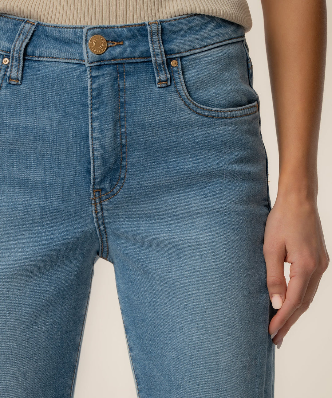 Kelly High Rise Kick Flare Denim - Hello Beautiful Boutique