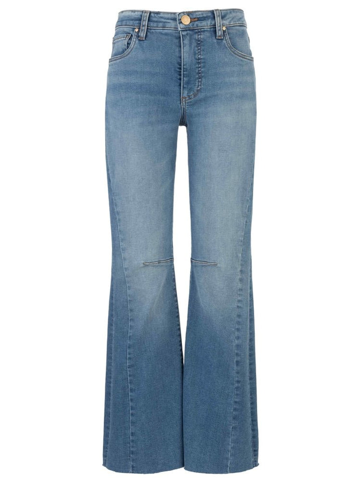 Kelly High Rise Kick Flare Denim - Hello Beautiful Boutique