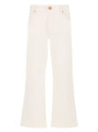 Kelsey High Rise Ankle Flare in Ecru