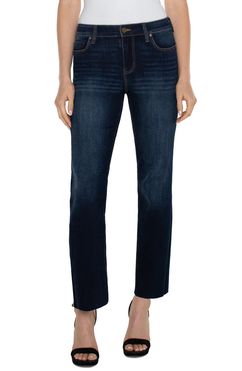 Kennedy Straight Jean with Cut hem