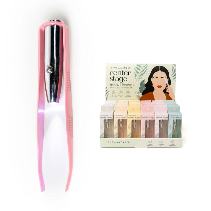 Lemon Lavender Light Up Tweezer - Hello Beautiful Boutique