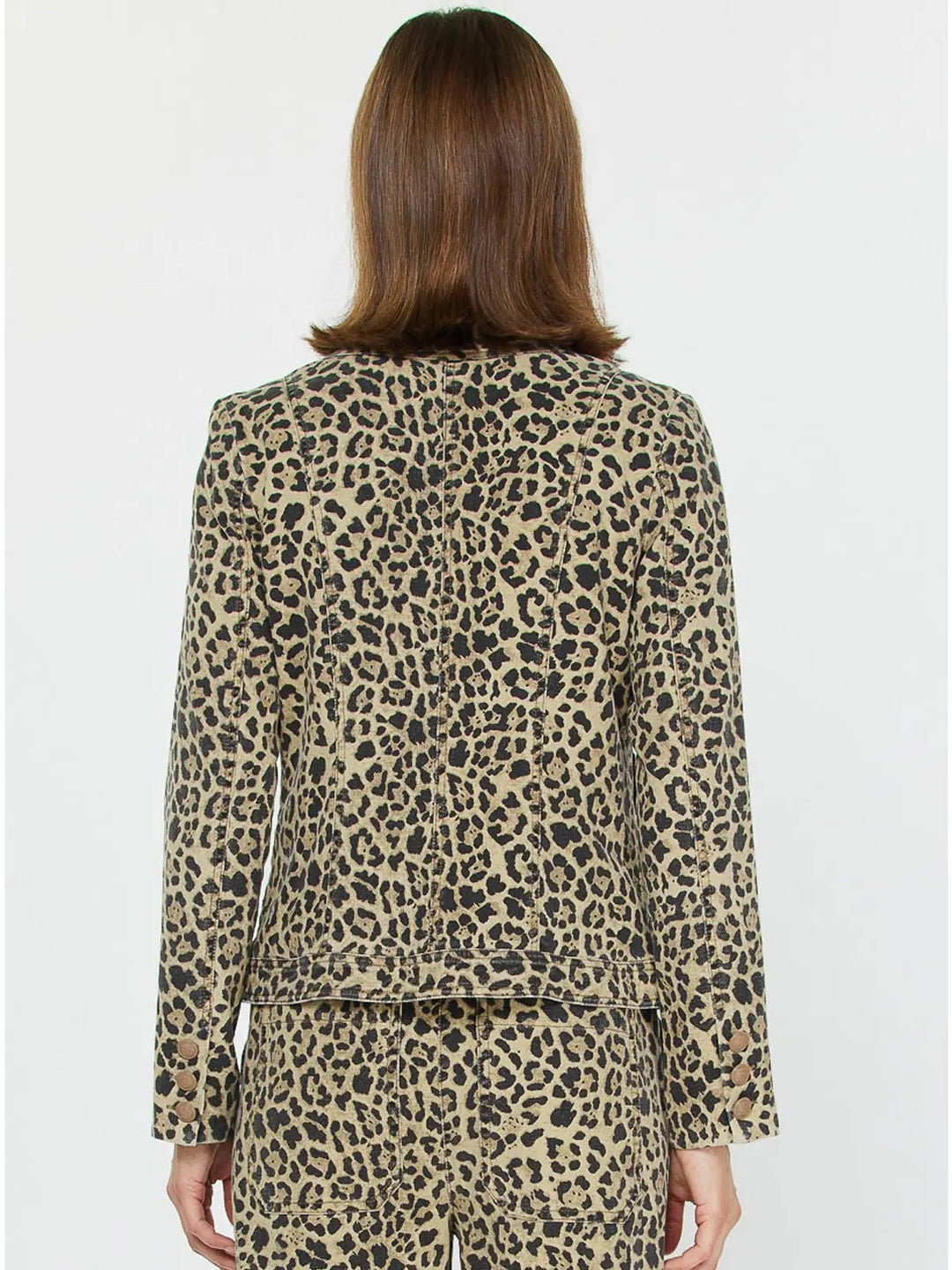 Leopard Cotton Jacket - Hello Beautiful Boutique