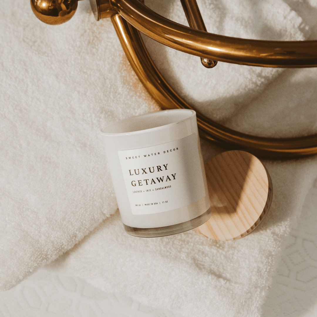 Luxury Getaway 11 oz Soy Candle - Hello Beautiful Boutique