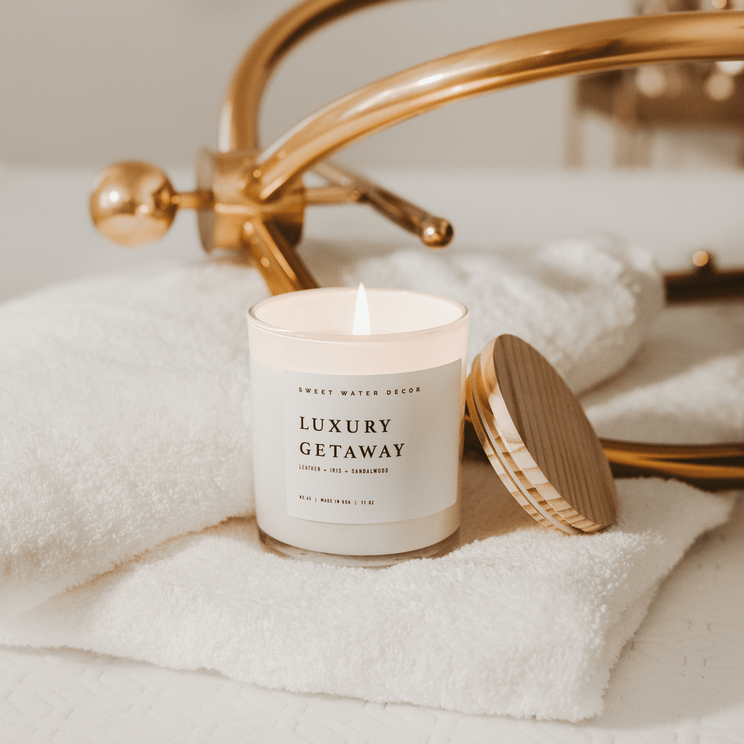 Luxury Getaway 11 oz Soy Candle - Hello Beautiful Boutique