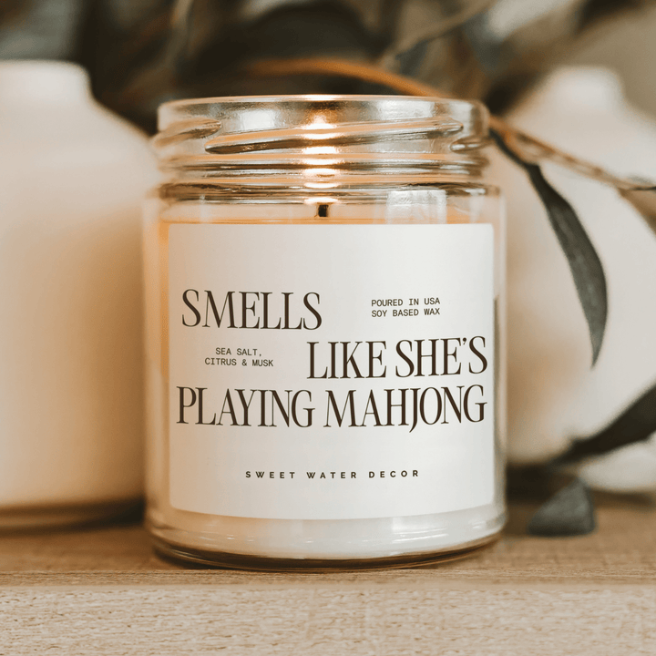 Mahjong Night Candle - Hello Beautiful Boutique