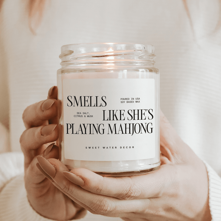 Mahjong Night Candle - Hello Beautiful Boutique