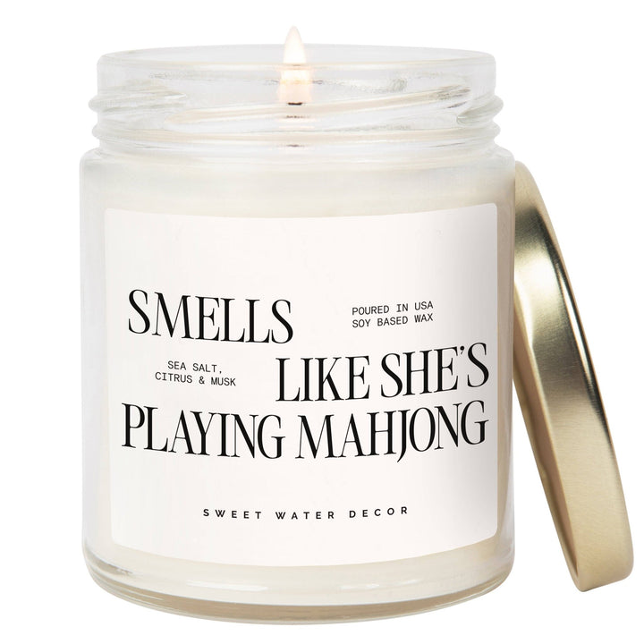 Mahjong Night Candle - Hello Beautiful Boutique