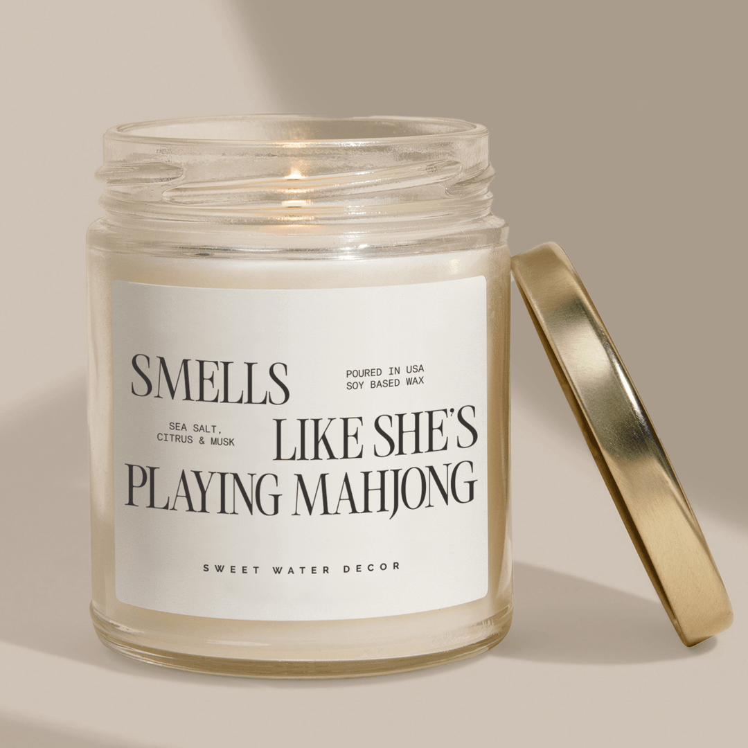 Mahjong Night Candle - Hello Beautiful Boutique