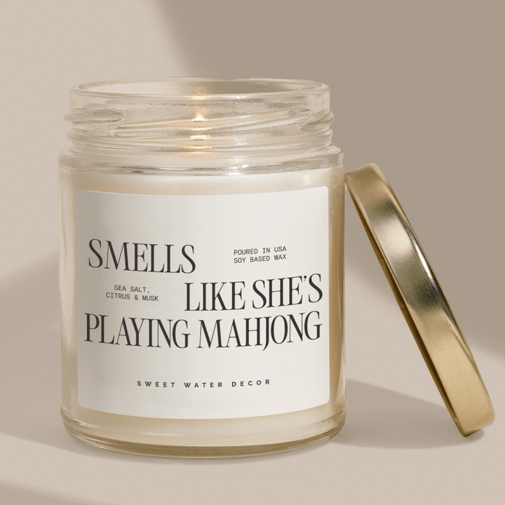 Mahjong Night Candle - Hello Beautiful Boutique