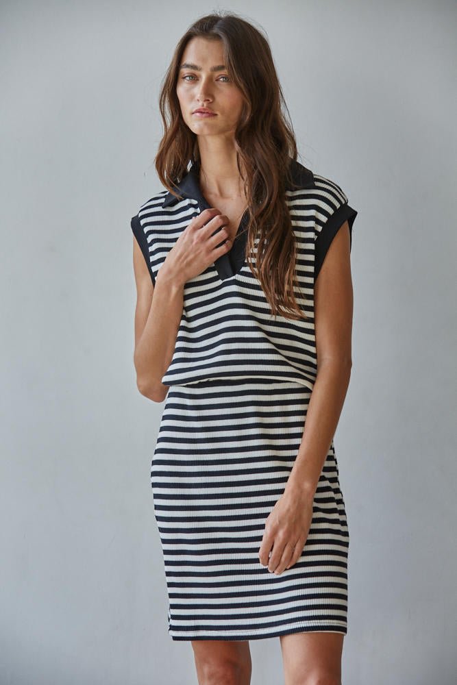 Marley Polo Mini Dress - Hello Beautiful Boutique