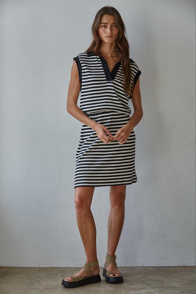 Marley Polo Mini Dress - Hello Beautiful Boutique