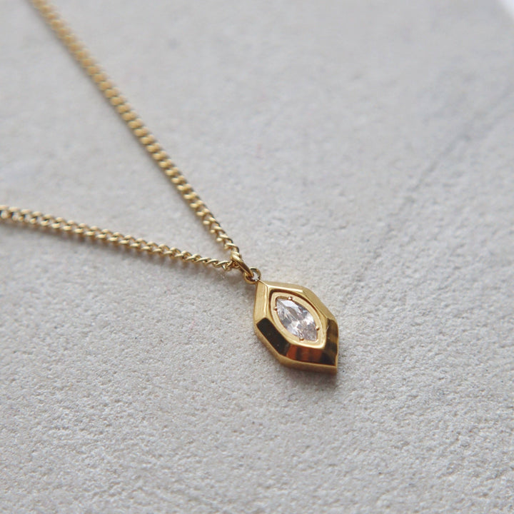 Marlow Marquise Necklace - Hello Beautiful Boutique